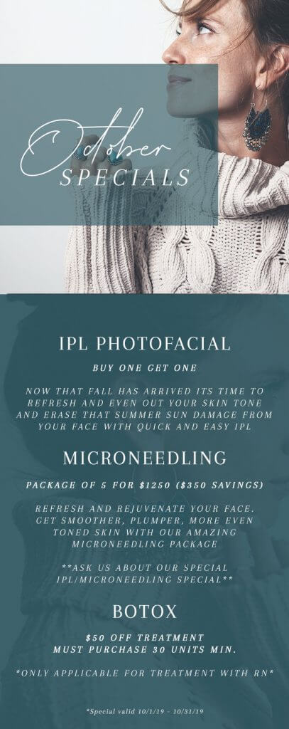 , October Specials 2019